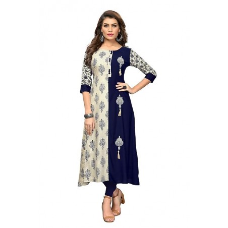 Women's Rayon Straight Kurti