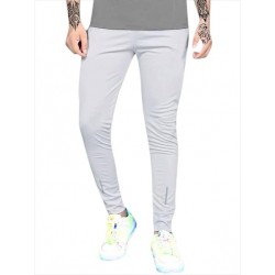Men's Slim Fit Solid Lycra Blend Full Elastic Sport Wear